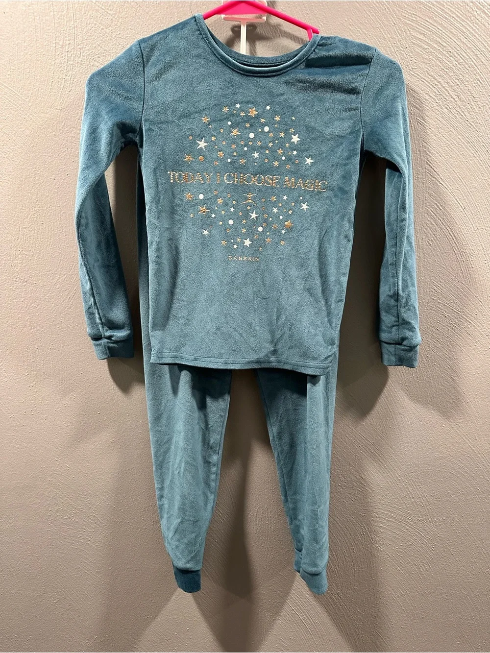 Kids Blue 'Today I Choose Magic' Long Sleeve Set
